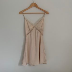 Princess Polly US Satin Dress in champagne - AZARLIAH MINI DRESS CHAMPAGNE